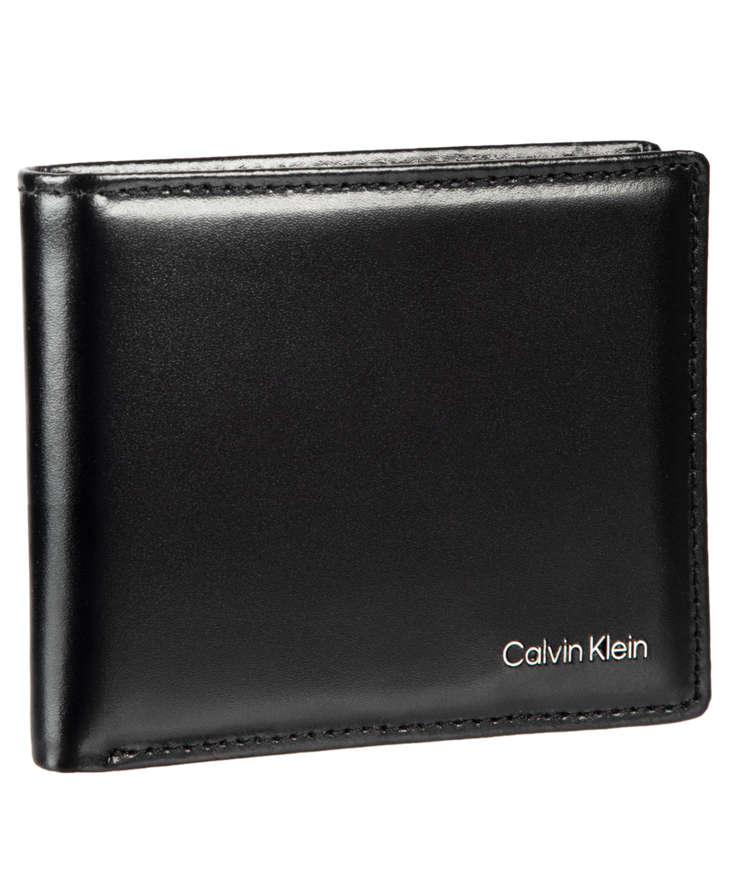 Мужской тонкий кожаный кошелёк Calvin Klein, защита RFID — фото 2