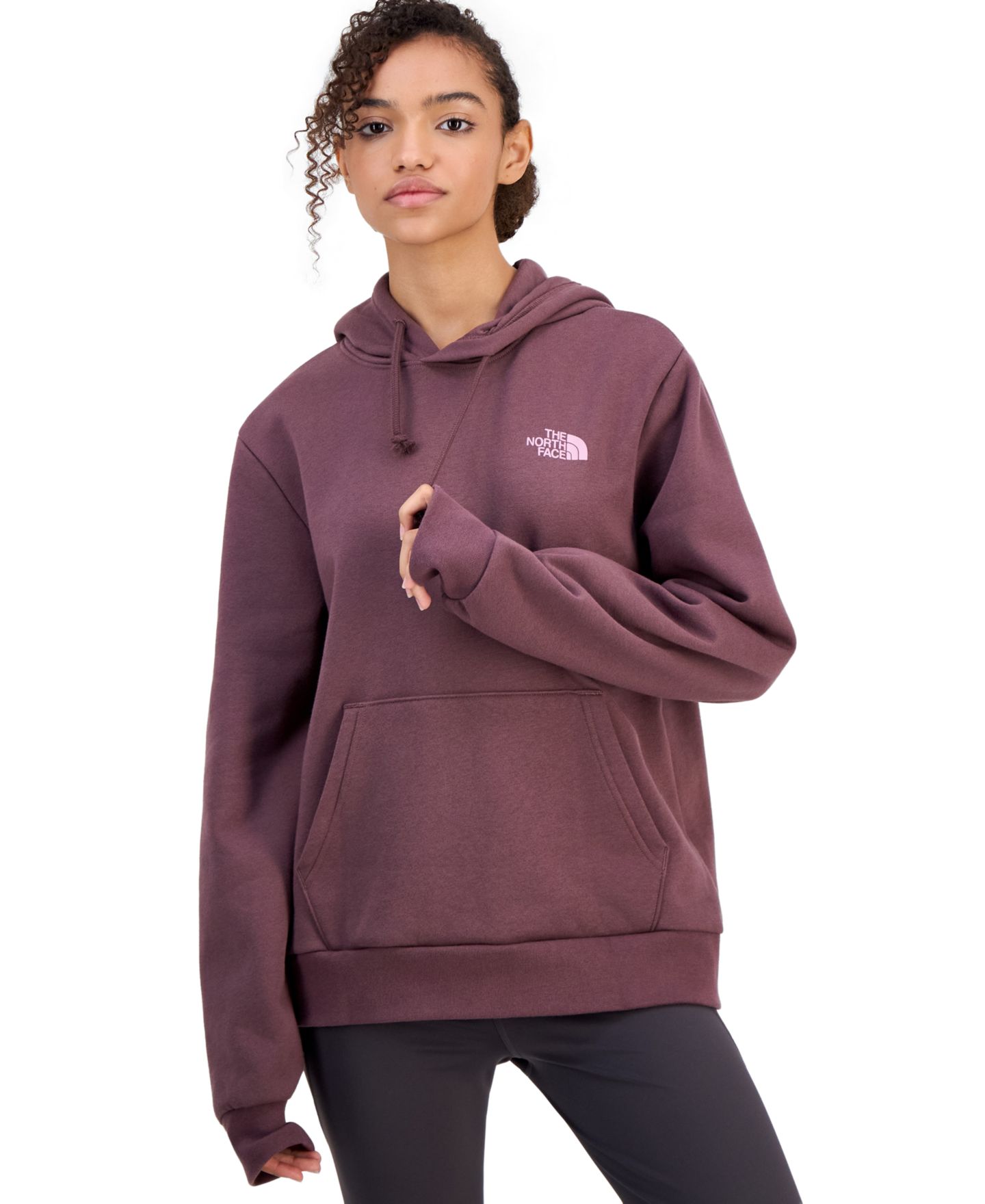 Женское худи The North Face Graphic Explore Pin, цвет: Кварцевый — фото 1