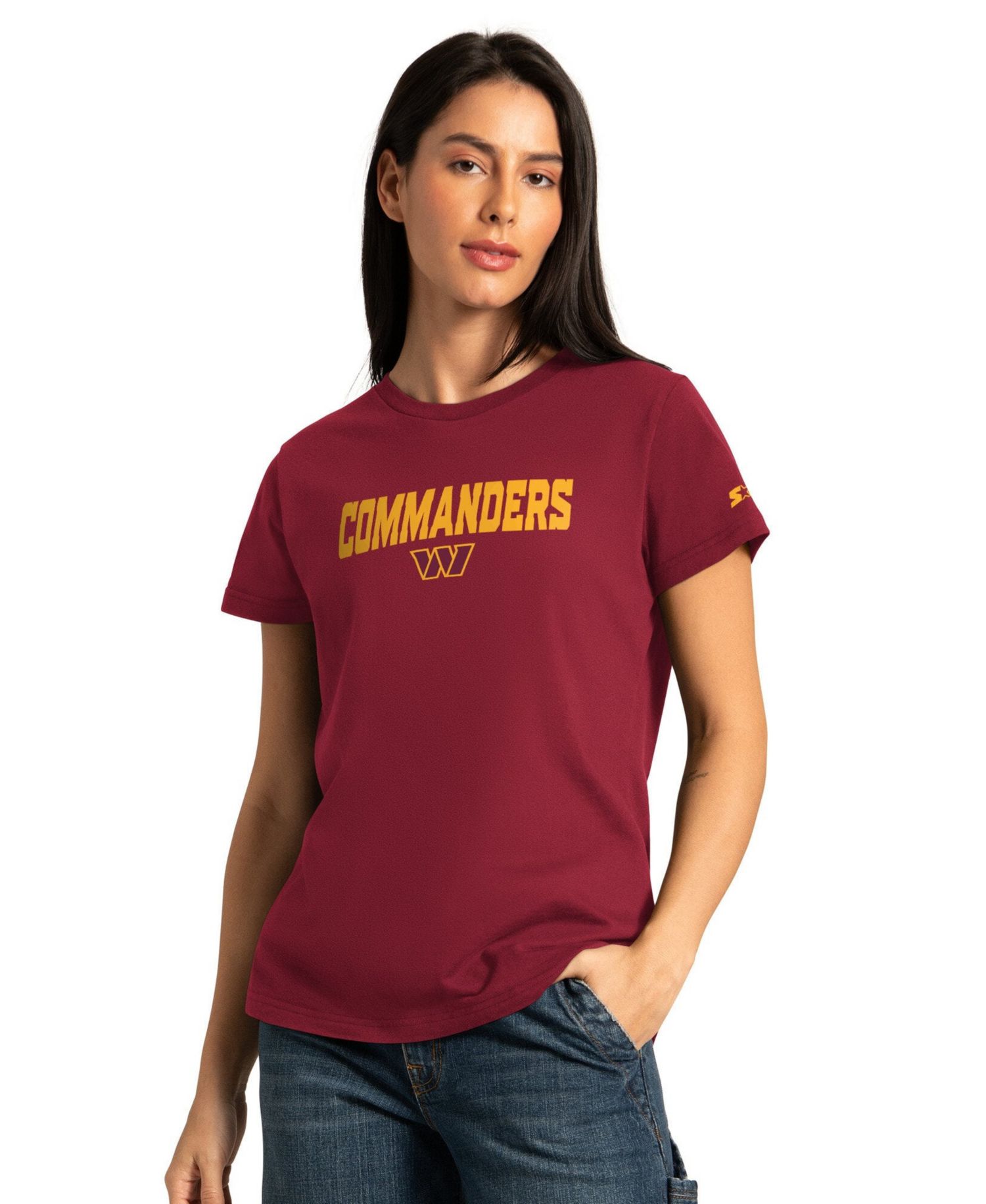Women's Burgundy/Ash Washington Commanders Short Sleeve Long Sleeve T-Shirt Combo Pack