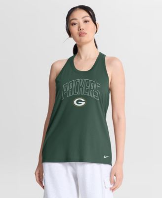 Women's Green  Bay Packers Primetime Tri-Blend Dri-FIT Tank Top