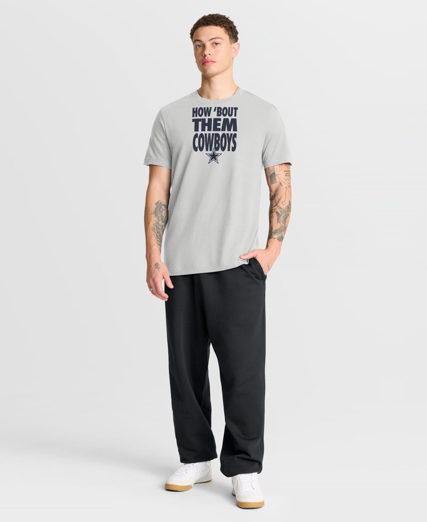 Men's Gray Dallas Cowboys We Run This T-Shirt