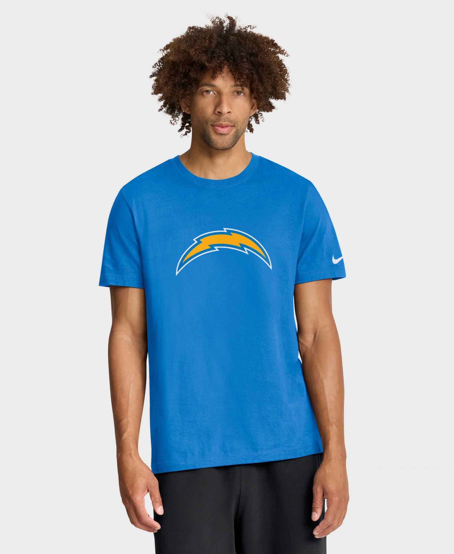 Men's Powder Blue Los Angeles Chargers Essential Logo T-Shirt