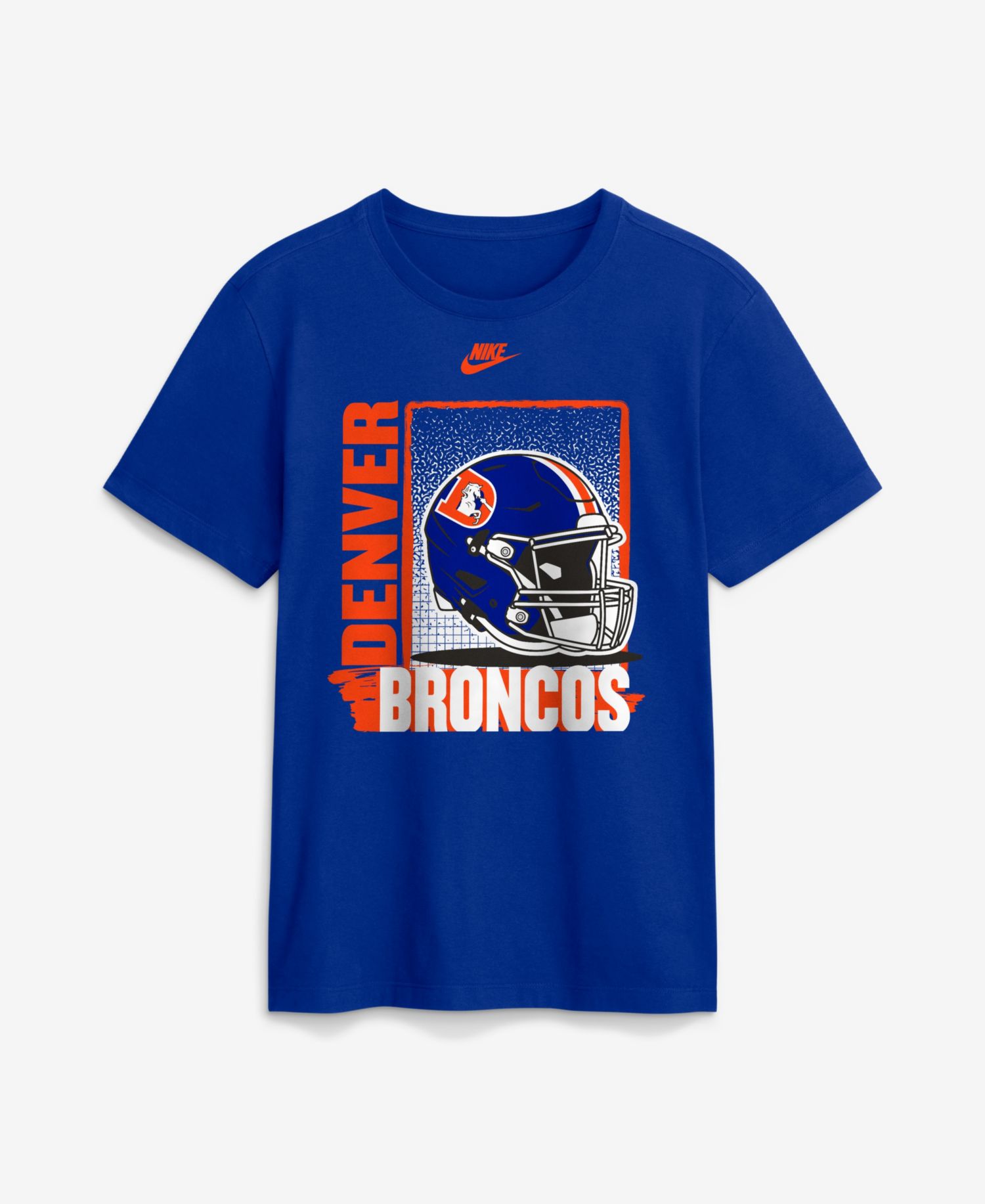 Men's Royal Denver Broncos Vintage Power Game Club T-Shirt