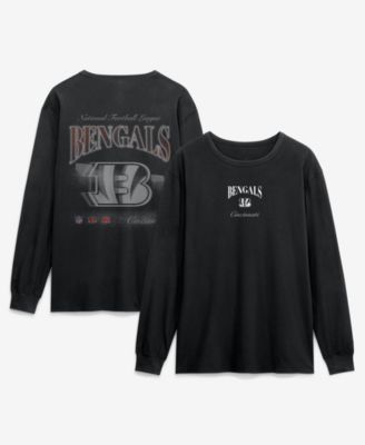 Men's Black Cincinnati Bengals Midnight Falls Long Sleeve T-Shirt