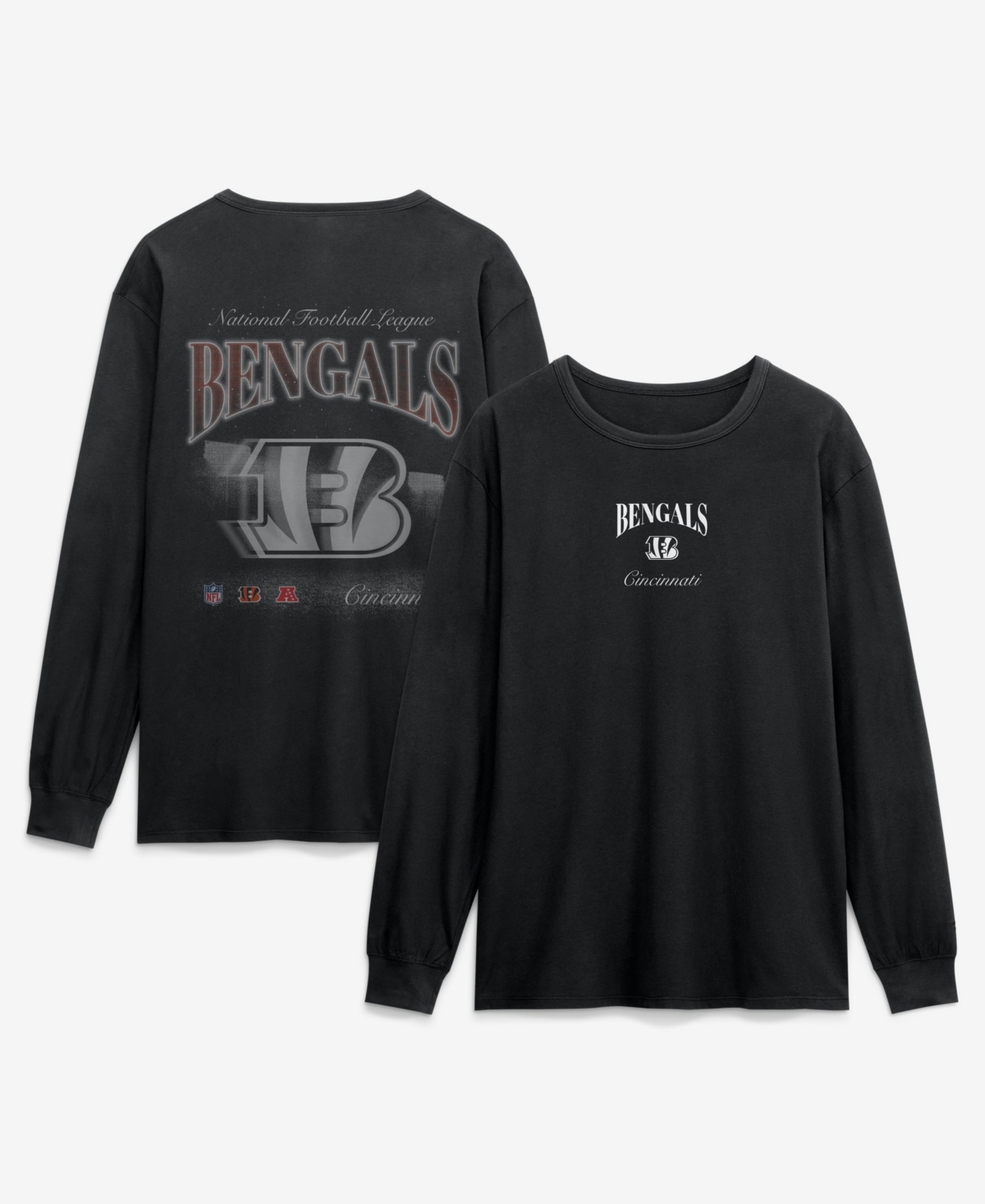 Fanatics Men's Black Cincinnati Bengals Midnight Falls Long Sleeve T-Shirt