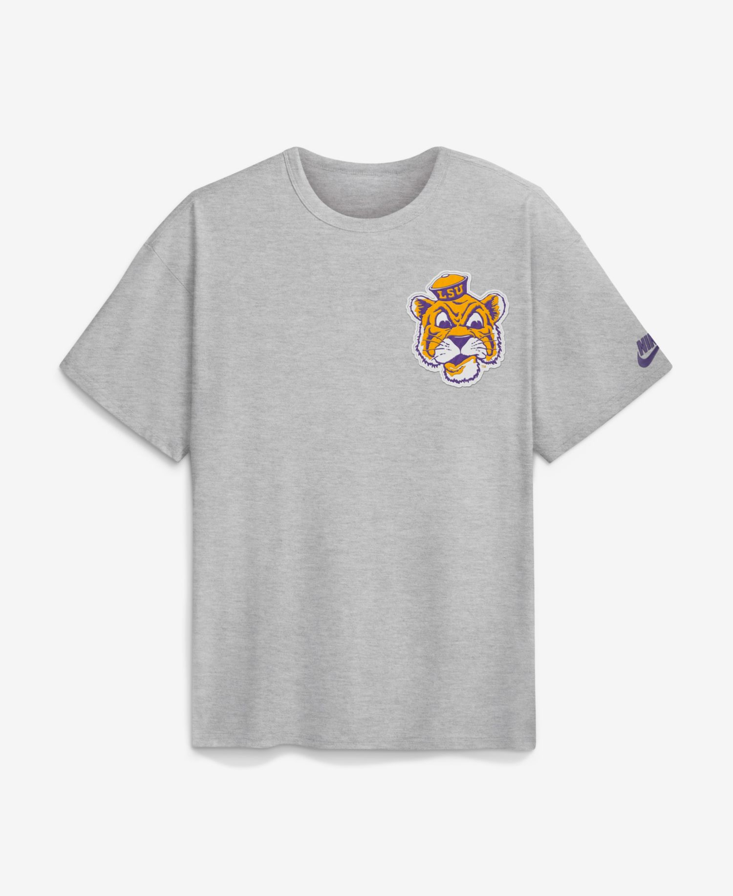 Men's Heather Gray LSU Tigers Legacy Logo Max90 T-Shirt