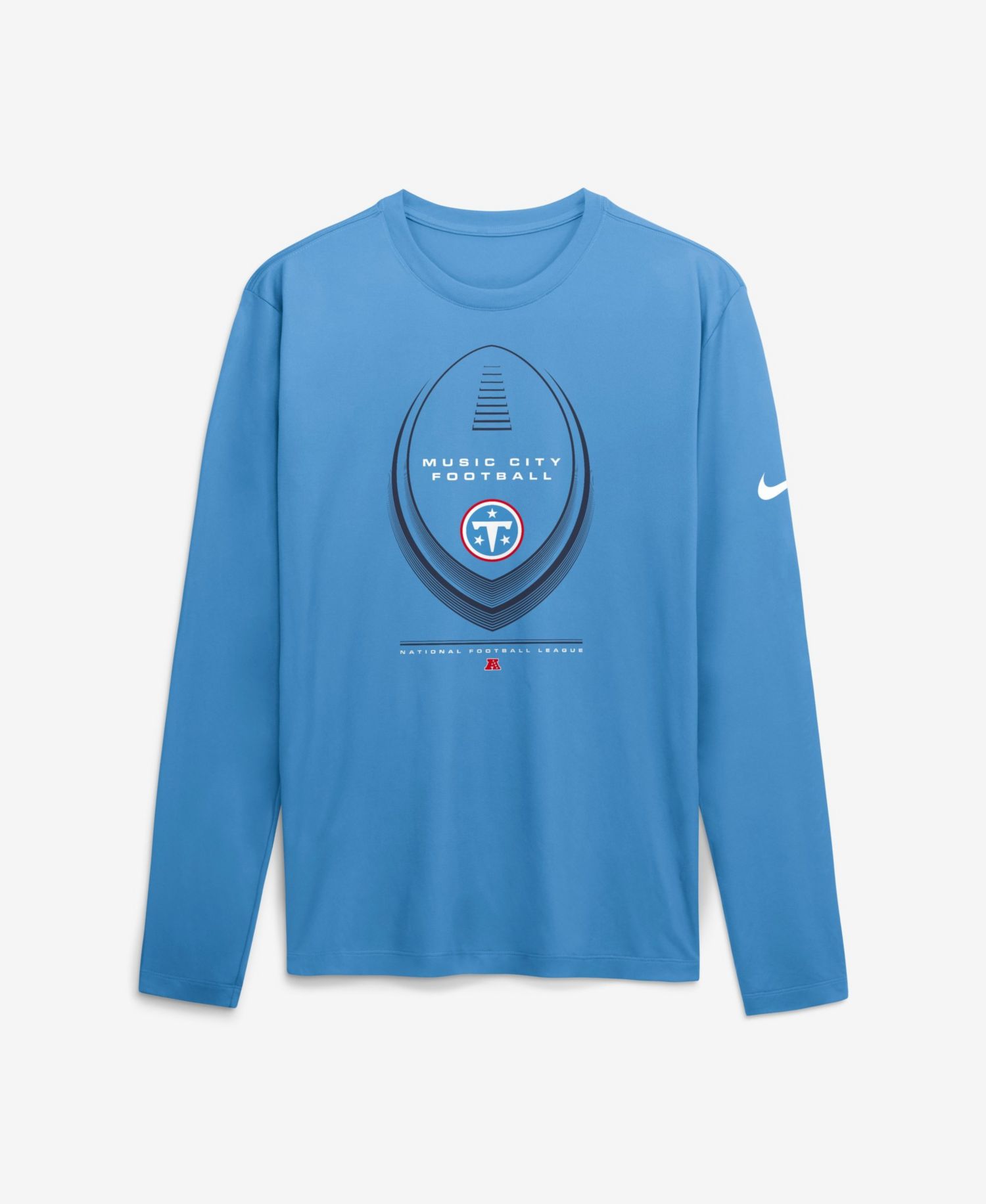 Men's Light Blue Tennessee Titans Legend Icon Dri-FIT Long Sleeve T-Shirt