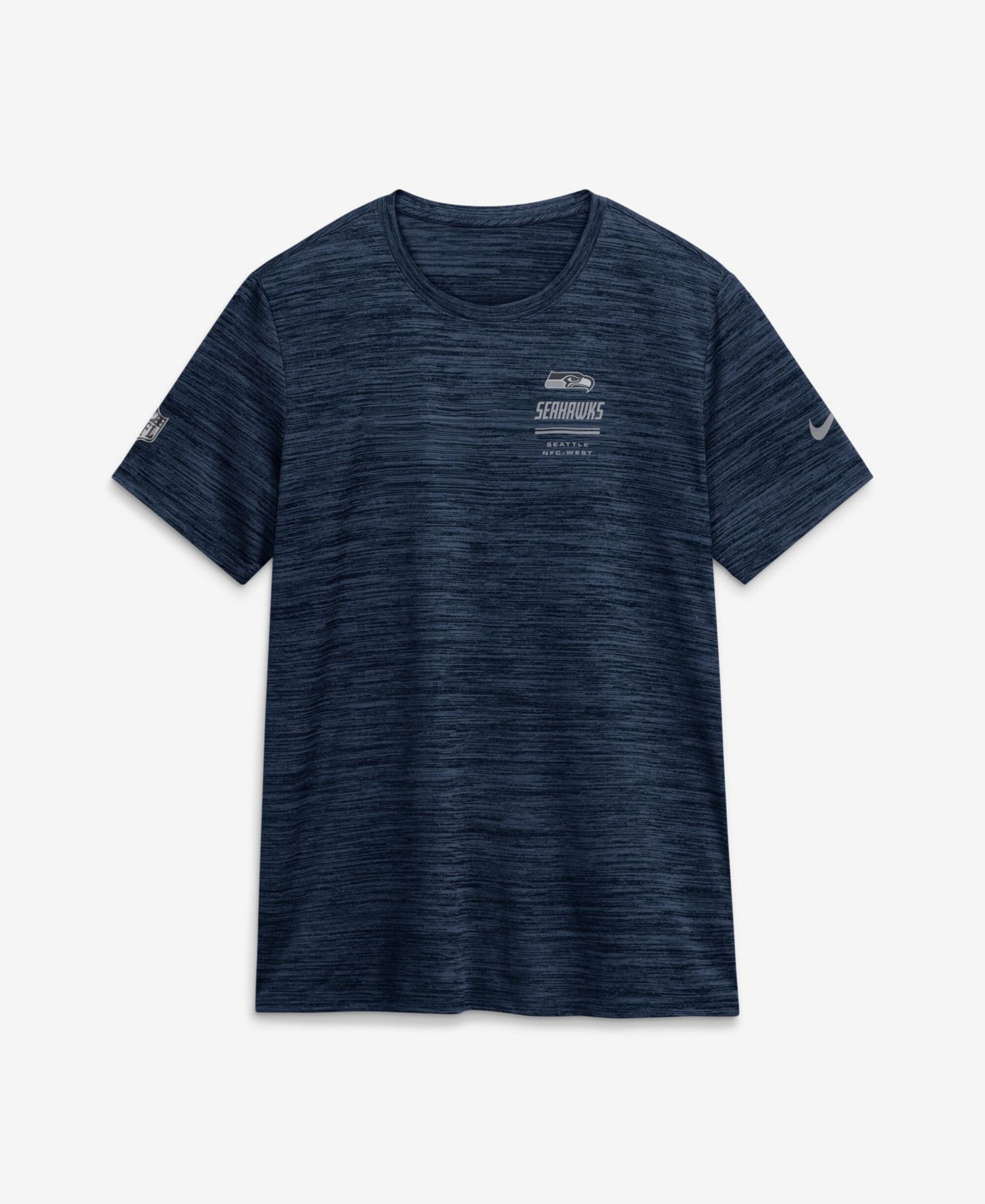 Women's College Navy Seattle Seahawks Sideline Velocity Dri-FIT T-Shirt
