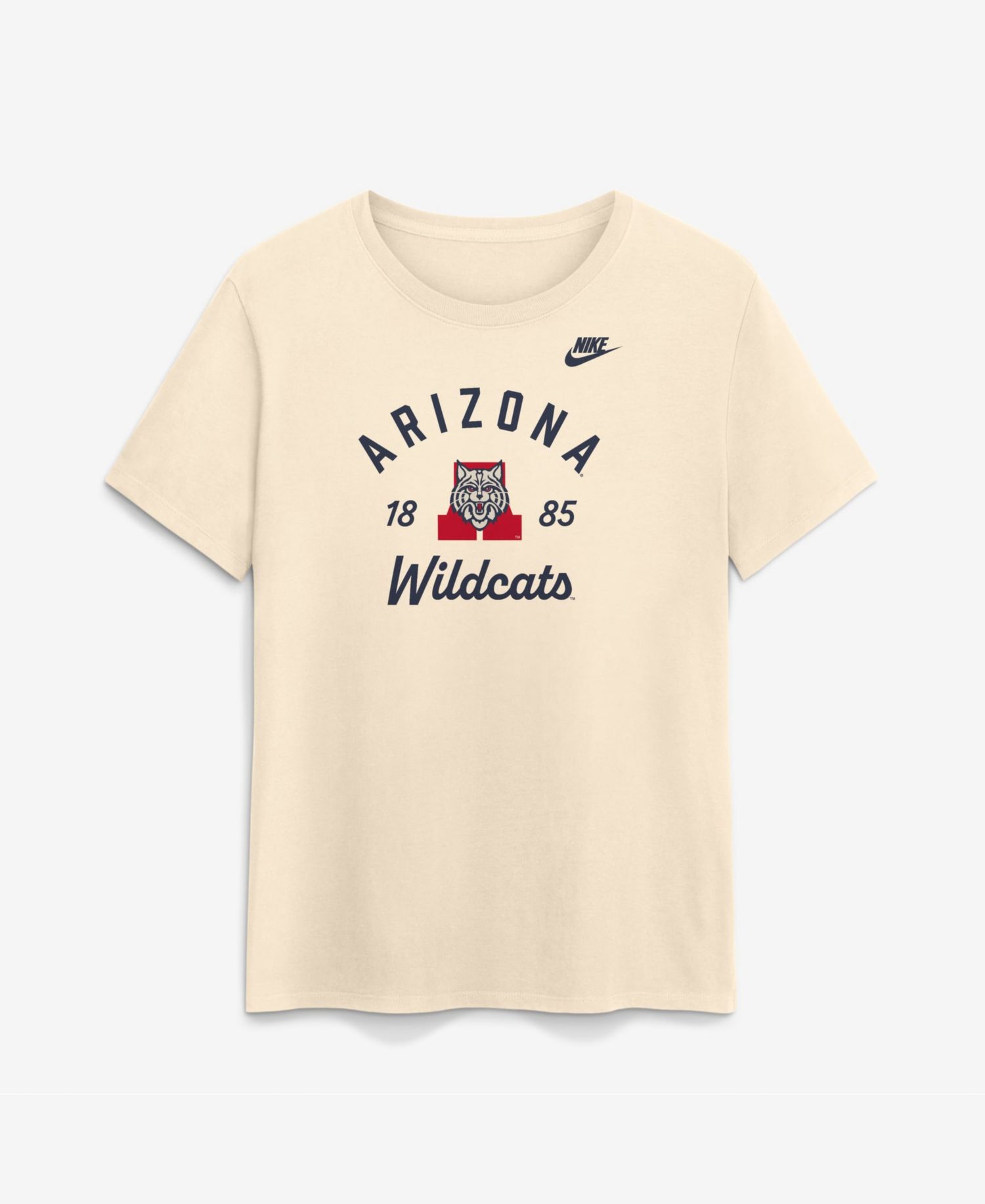 Women's Natural Arizona Wildcats Legacy Team Name T-Shirt