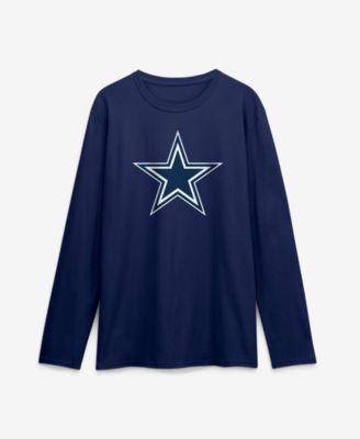 Men's Navy Dallas Cowboys Primary Logo Long Sleeve T-Shirt
