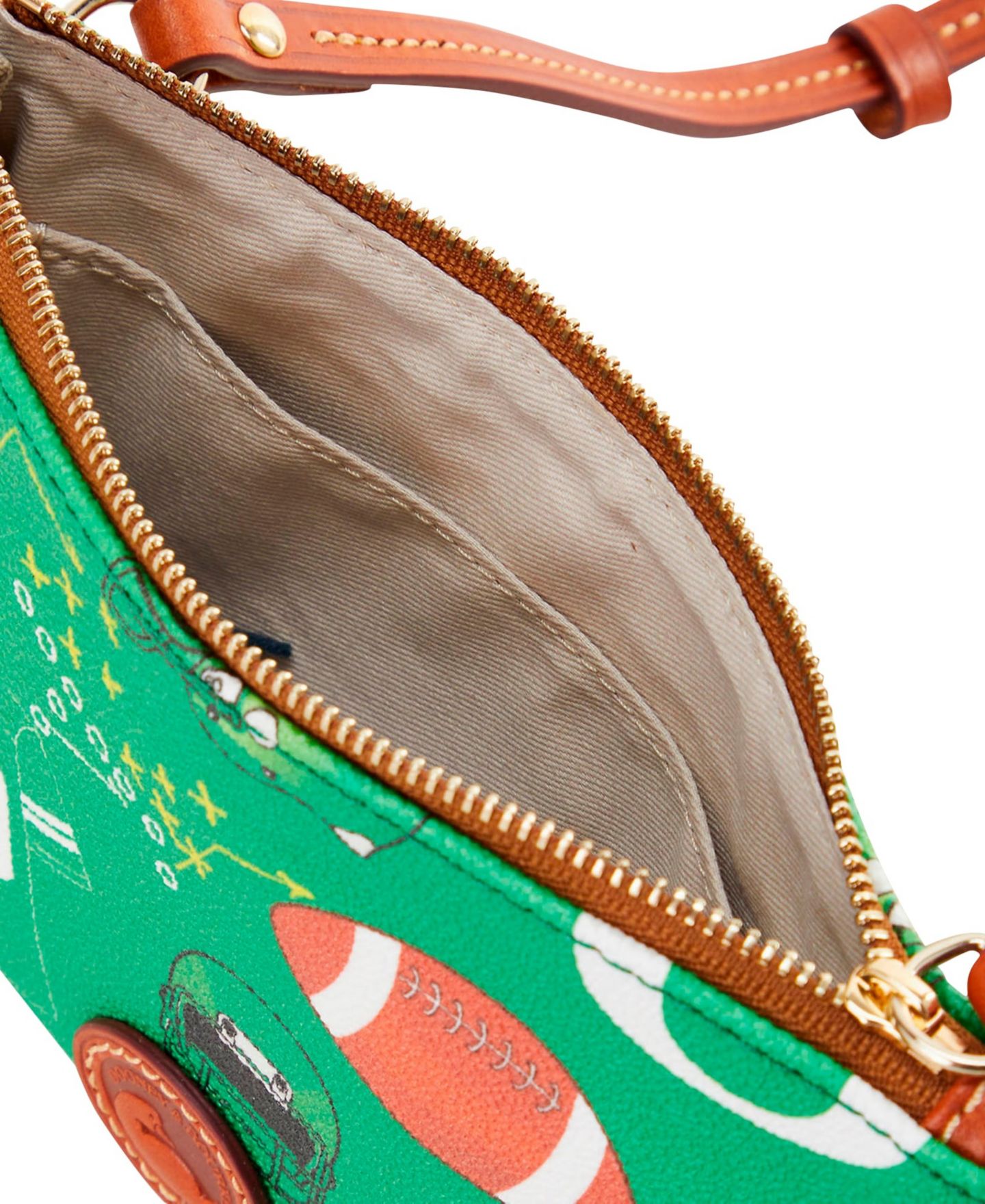 Женская сумка Dooney & Bourke Oregon Ducks Top Zip Crossbody Purse — фото 2