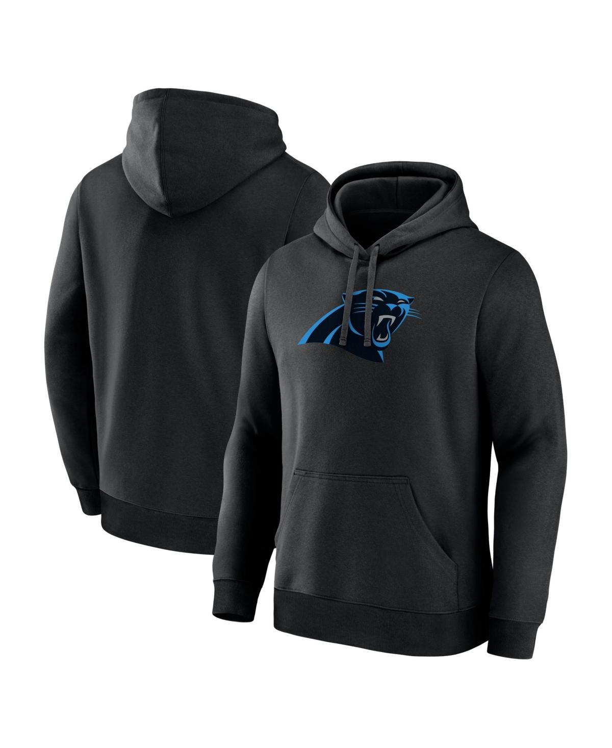 Logo Athletic Men's Black Carolina Panthers Primary Logo Hoodie - Black