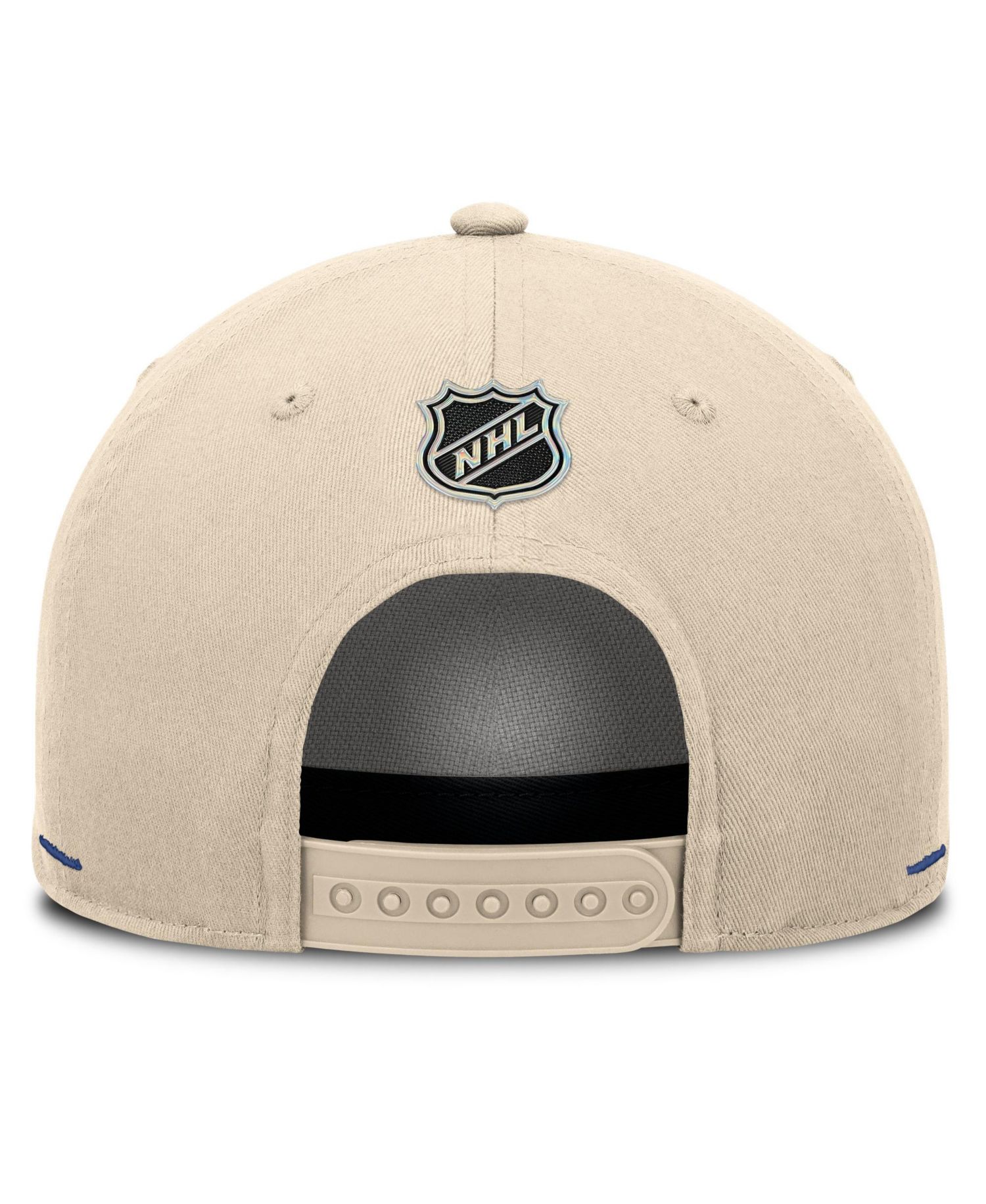 Men's Cream Edmonton Oilers Alternate Authentic Pro Rink A-Frame Adjustable Hat