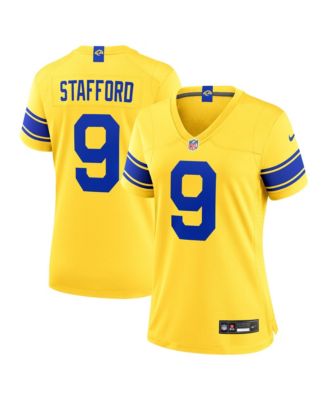 Women's Matthew Stafford Los Angeles Rams Classic Sol Game Jersey