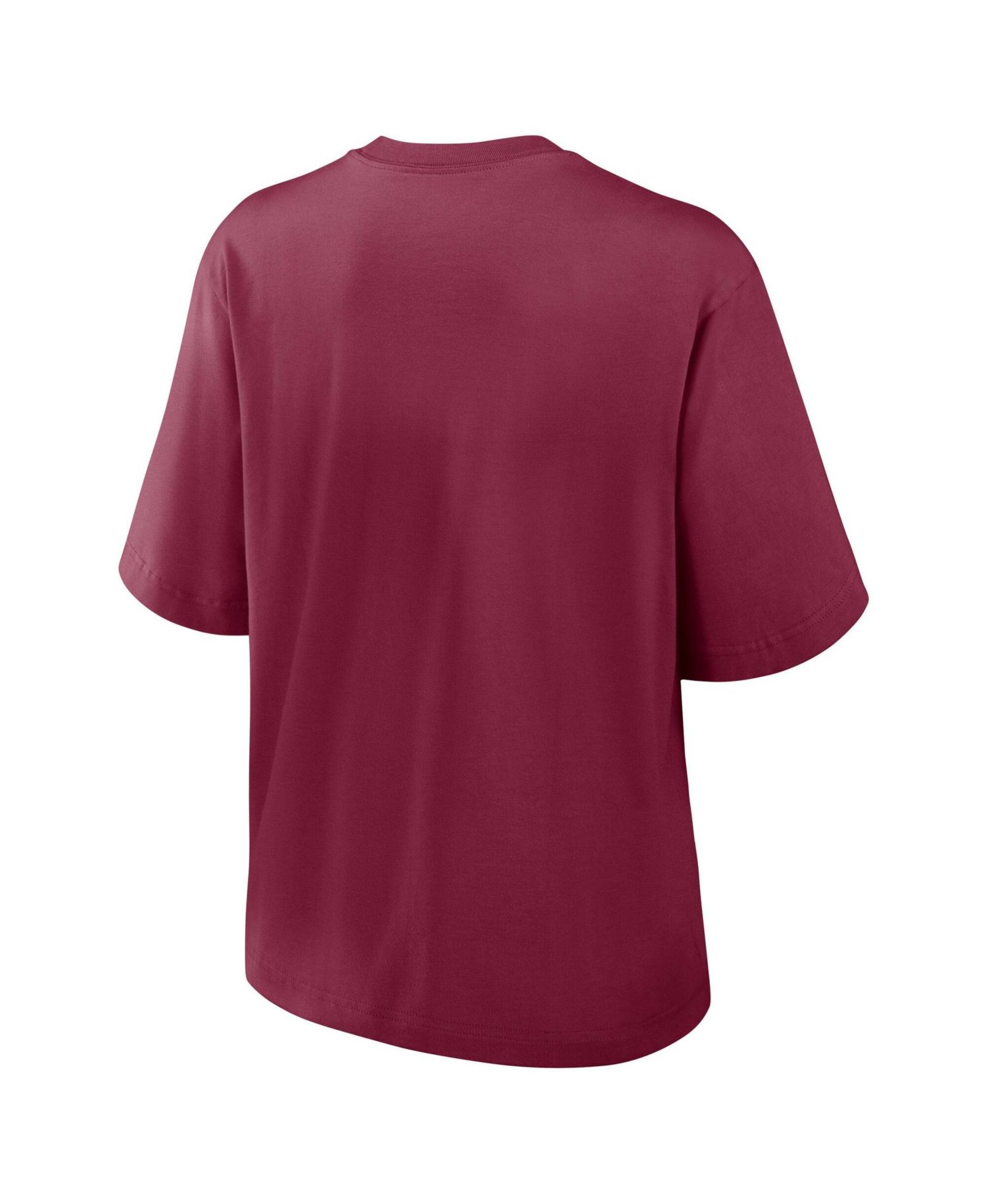 Women's Garnet Florida State Seminoles Arch Logo Boxy T-Shirt