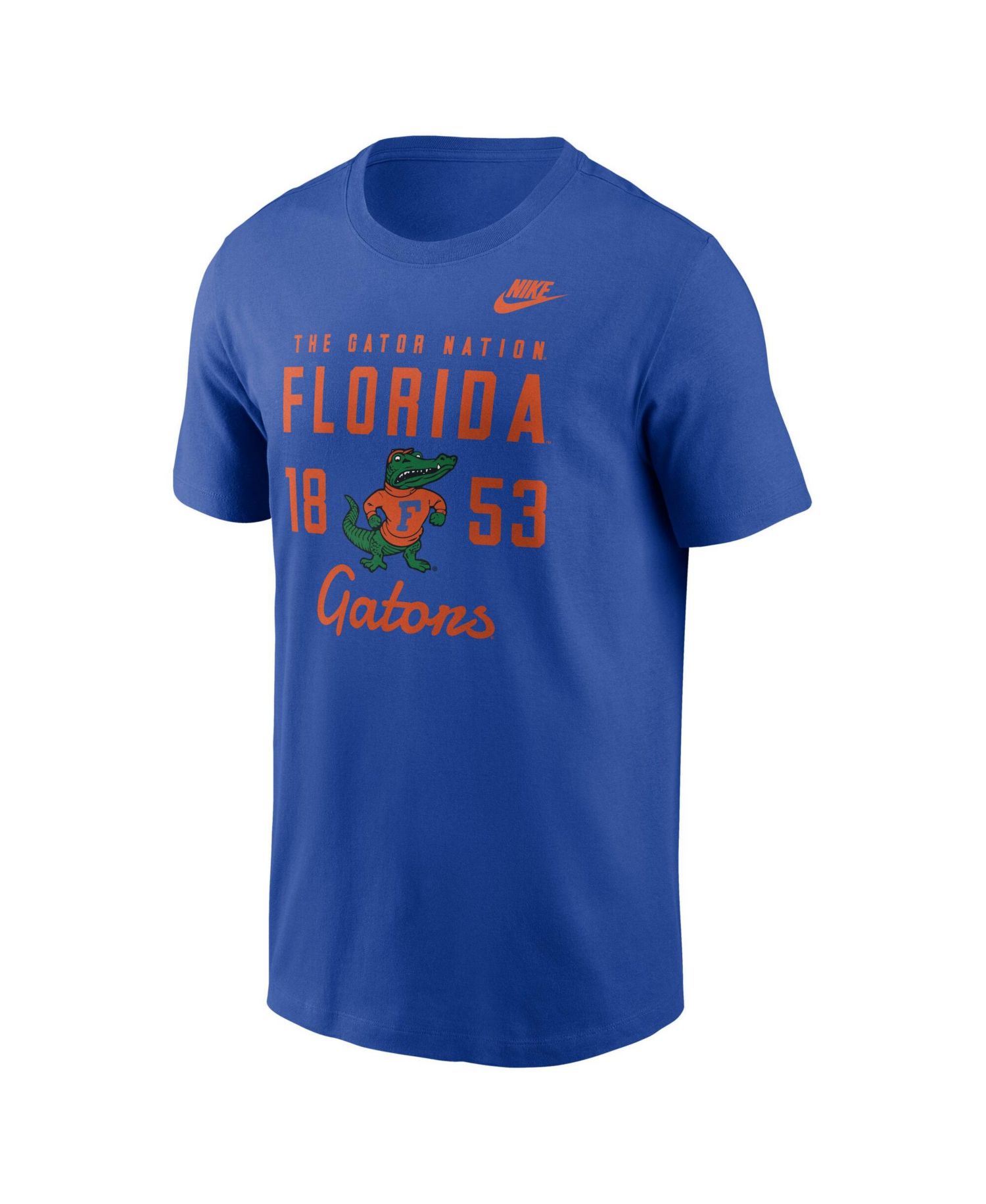 Men's Royal Florida Gators Legacy Stacked Established T-Shirt