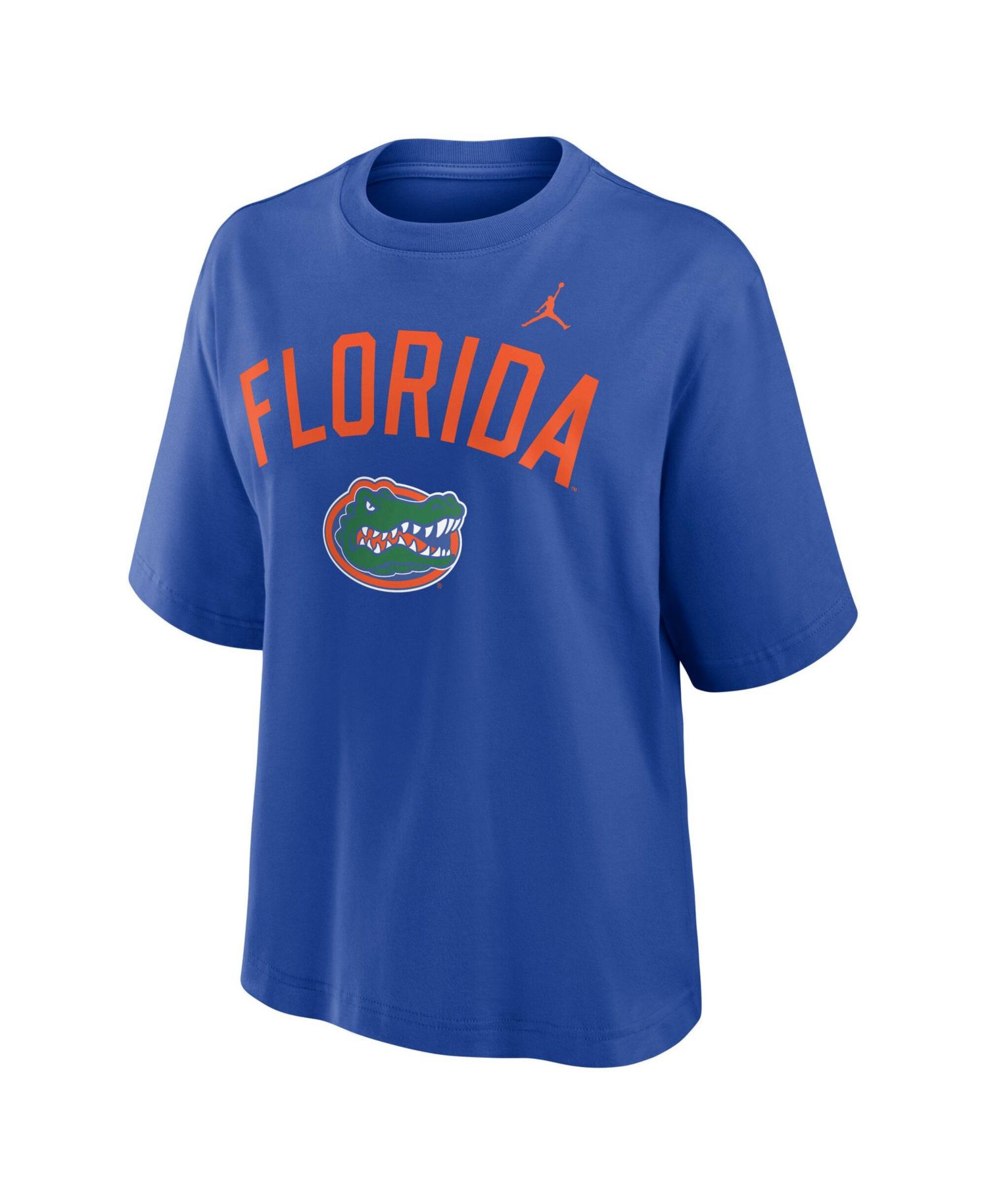 Women's Royal Florida Gators Arch Logo Boxy T-Shirt