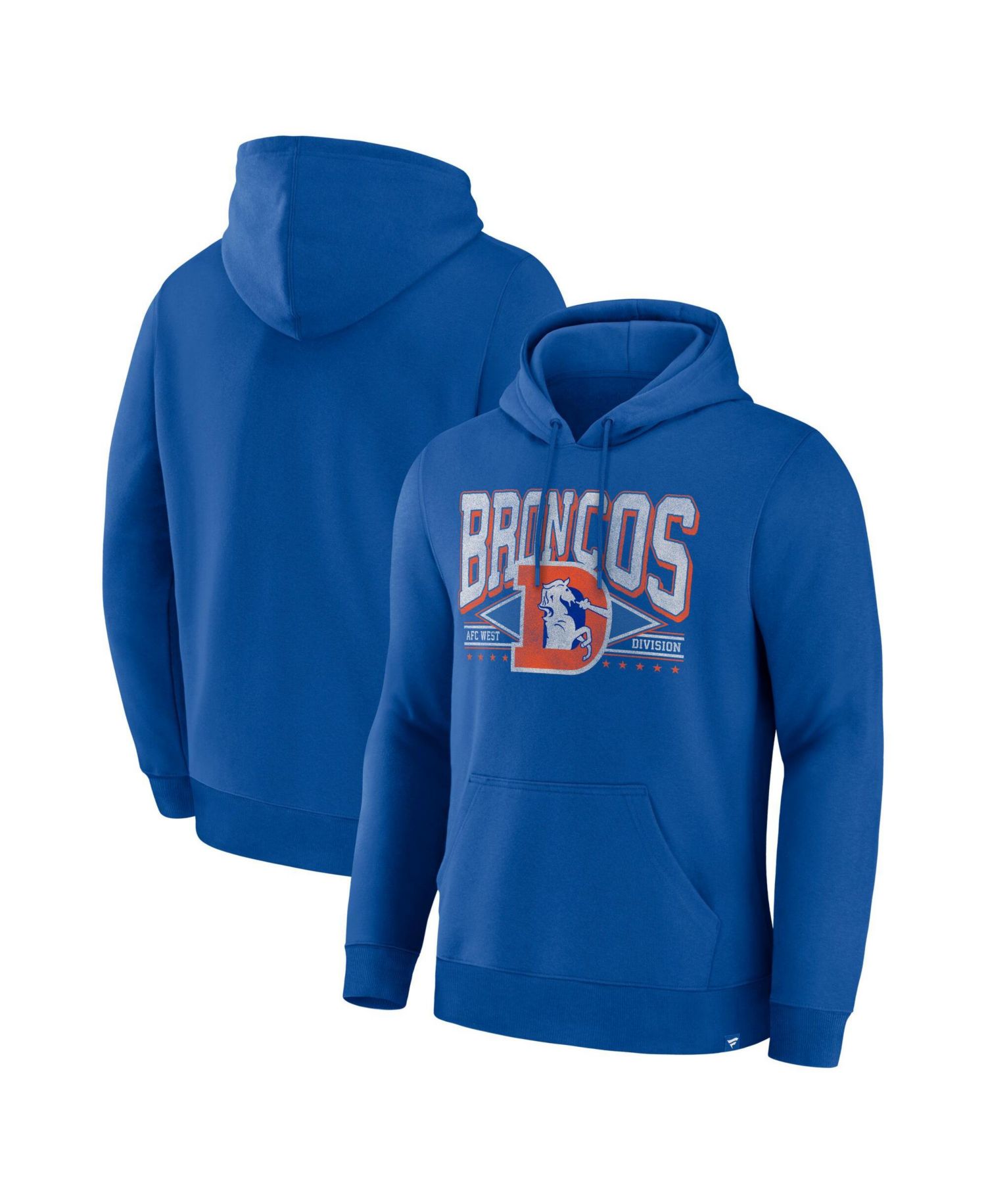 Men's Royal Denver Broncos Delay Of The Game Legacy Fleece Hoodie