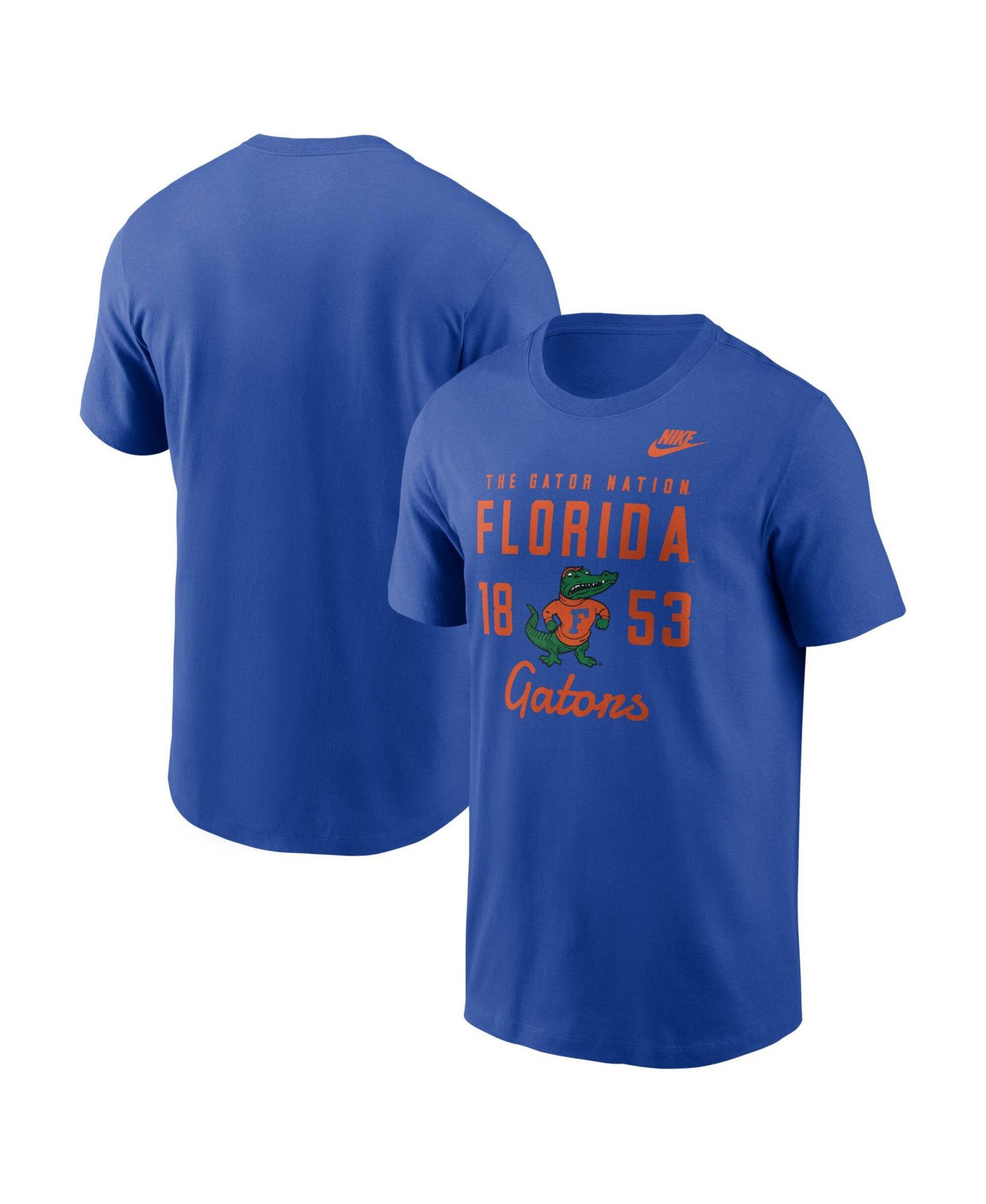 Men's Royal Florida Gators Legacy Stacked Established T-Shirt
