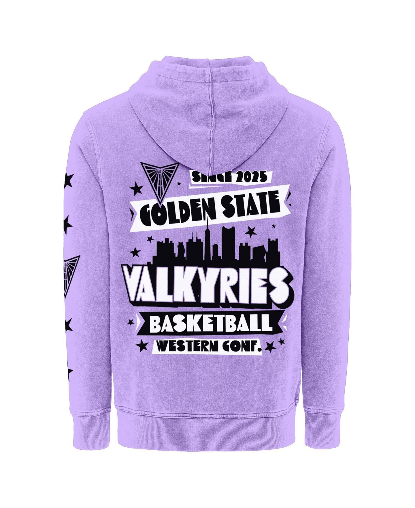 Худи Sportiqe Violet Golden State Valkyries Mineral Wash — фото 2