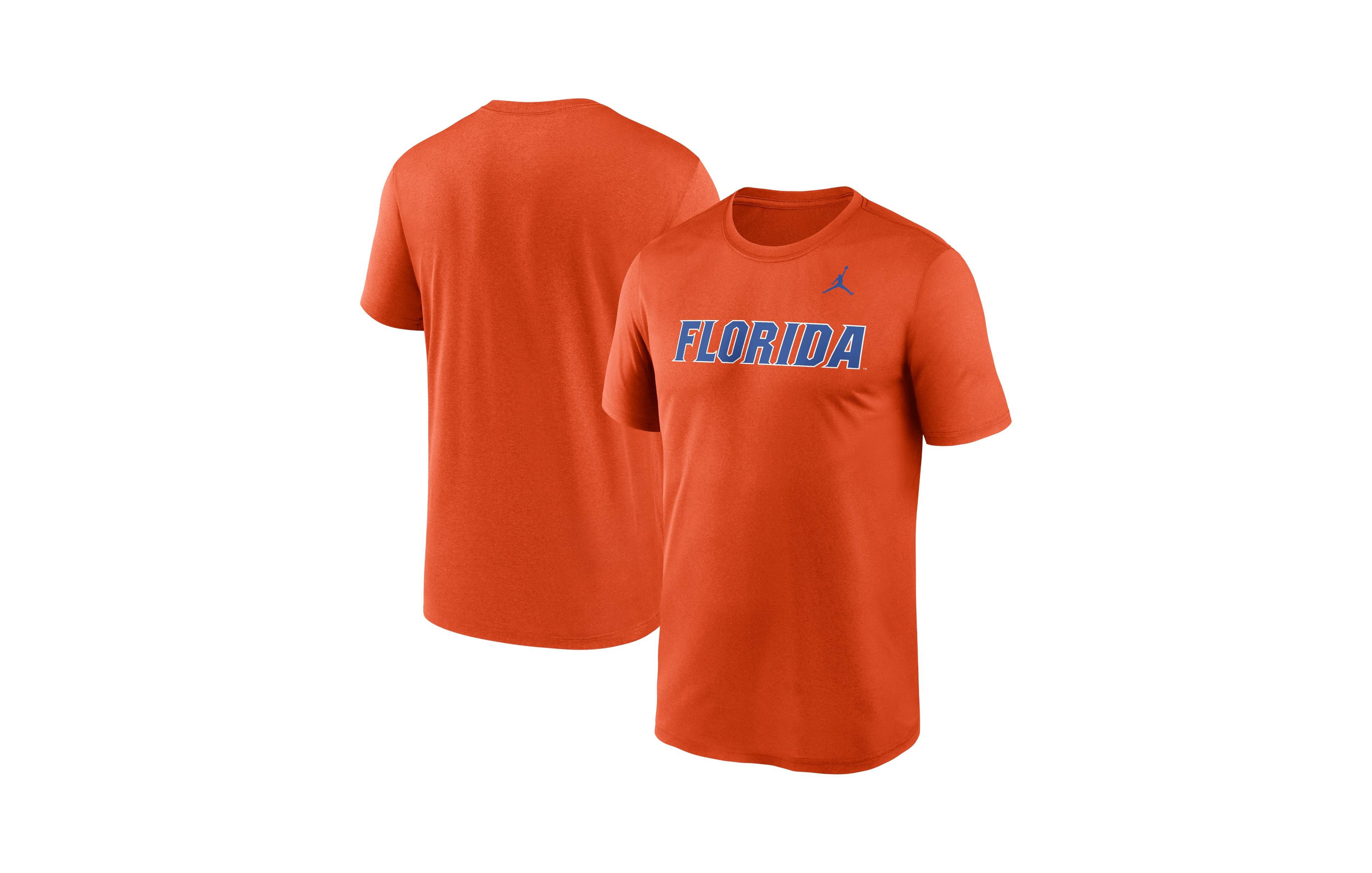 Jordan Men's Orange Florida Gators Primetime Legend Wordmark T-Shirt