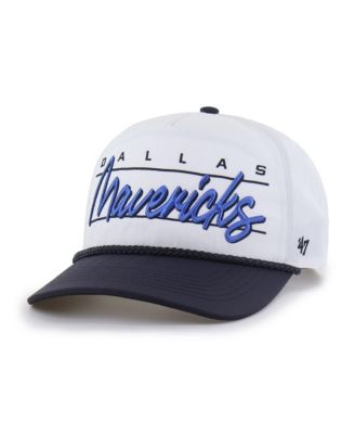 47 Brand Men's '47 White Dallas Mavericks brrr&deg; Condor Two-Tone Hitch Rope Adjustable Hat