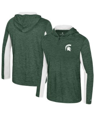 Men's Green Michigan State Spartans Always Sunny Quarter-Zip Hoodie