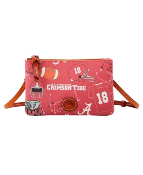 Женская сумка Dooney & Bourke Alabama Crimson Tide Top Zip Crossbody Purse