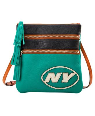 New York Jets Infield Triple Zip Crossbody Purse