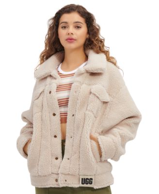 UGG Women's Frankie Sherpa Fleece Trucker Jacket