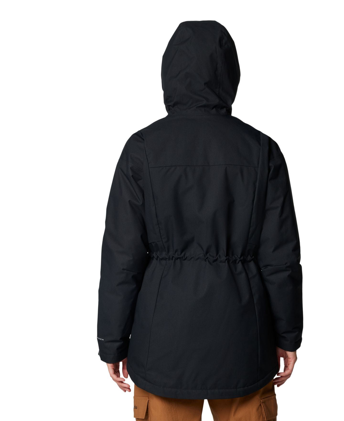 Женская куртка Columbia Hikebound™ II Long Waterproof Insulated Hooded, цвет: Чёрный — фото 6