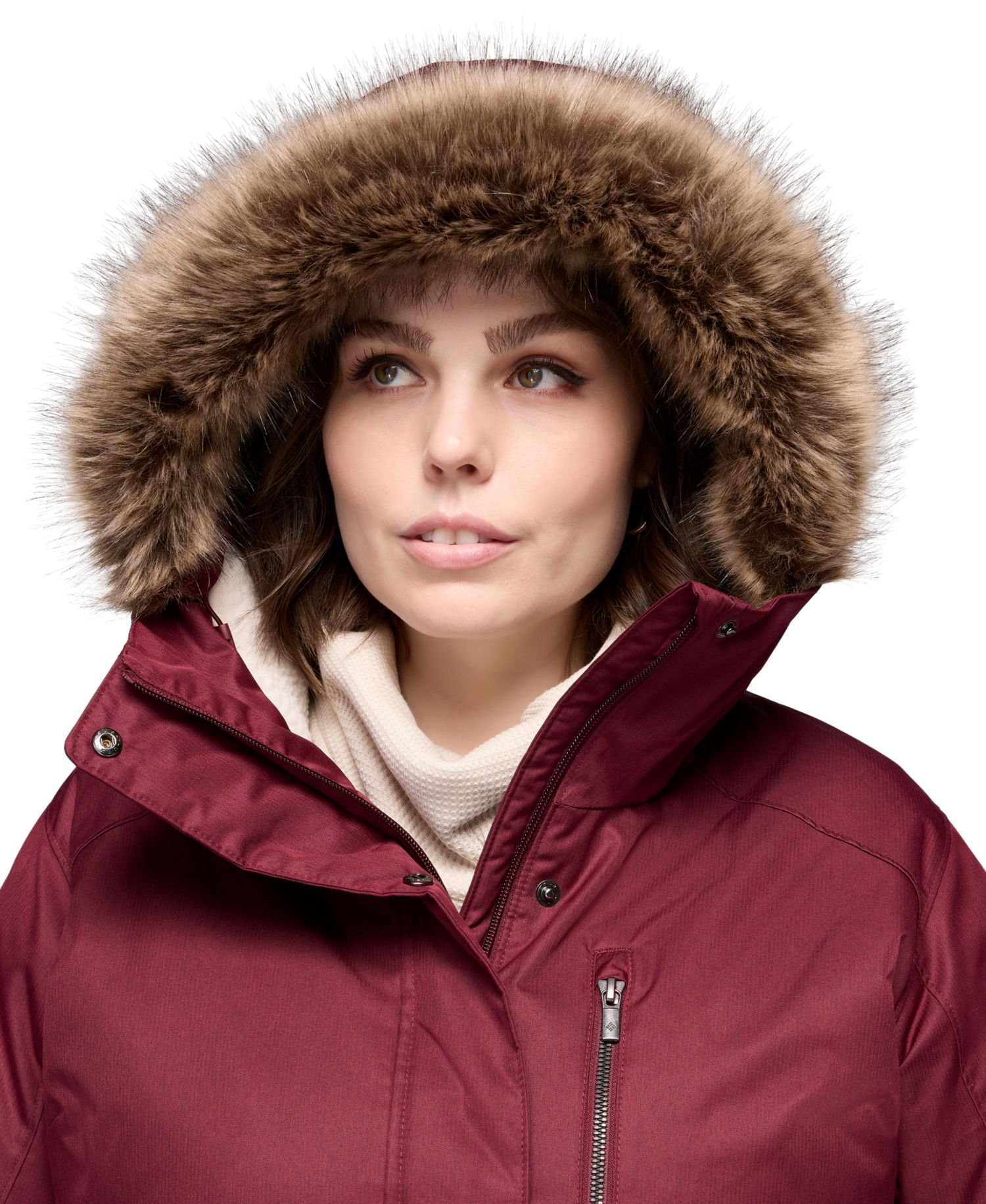 Plus Size Suttle Mountain™ Long Insulated Sherpa-Lined Jacket