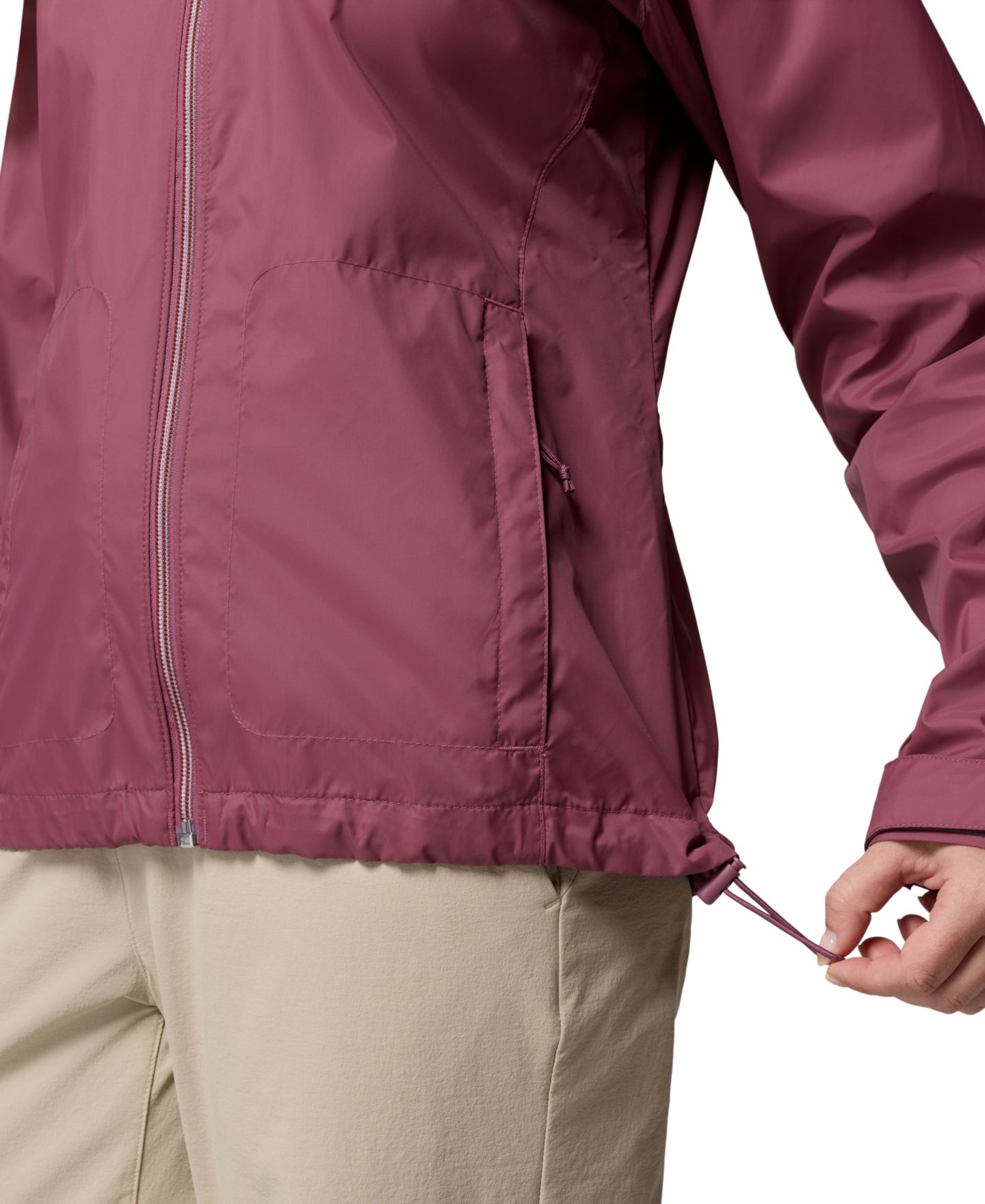 Женская куртка Columbia Switchback IV Hooded Packable, цвет: Состаренный розовато-лиловый — фото 4