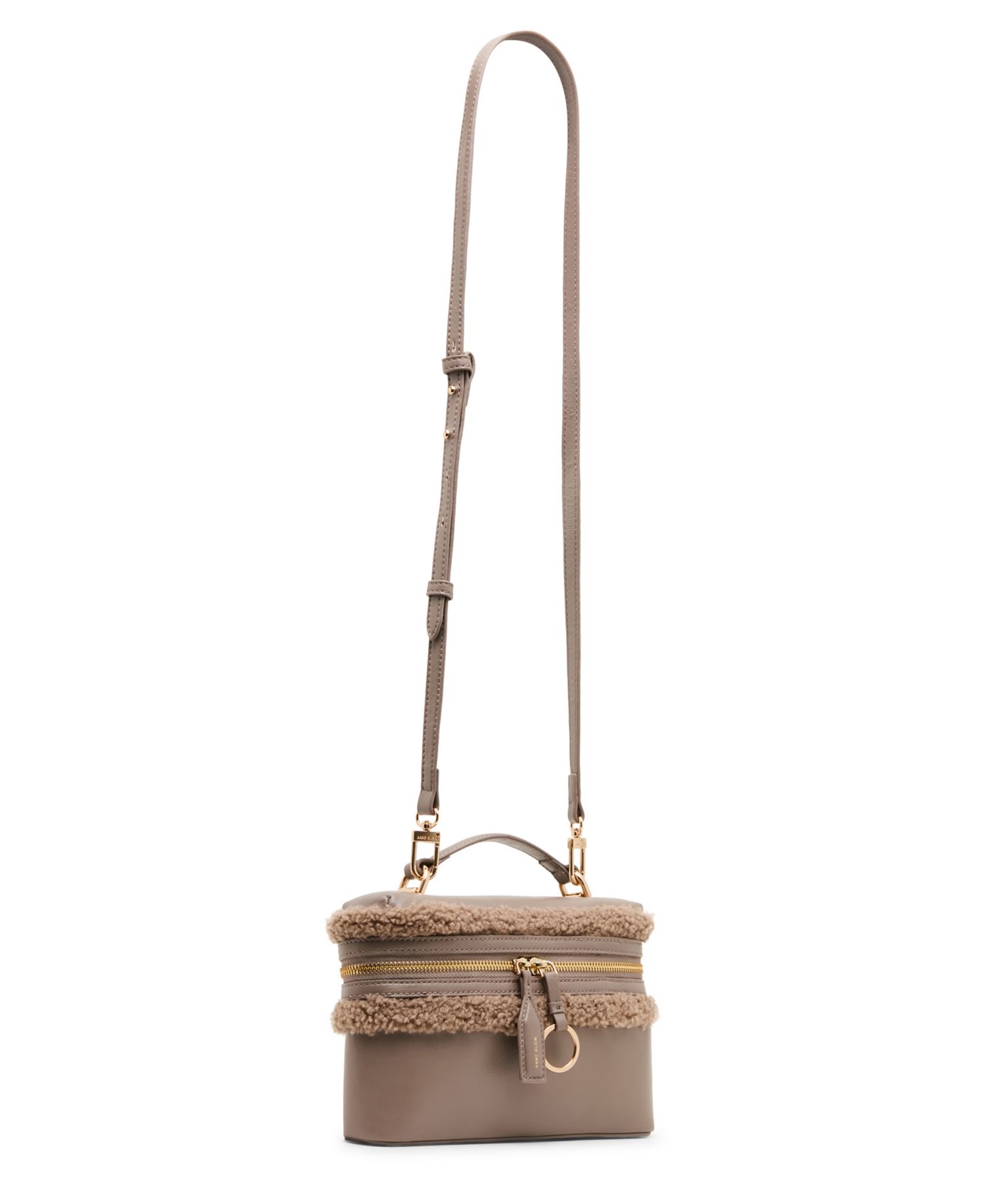Women's Faux Sherpa Train Case
