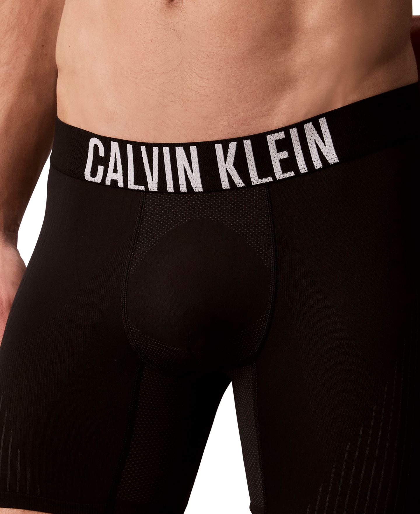 Трусы-боксеры Pro для мужчин, без швов, сетка — Calvin Klein, цвет: Чёрный — фото 4