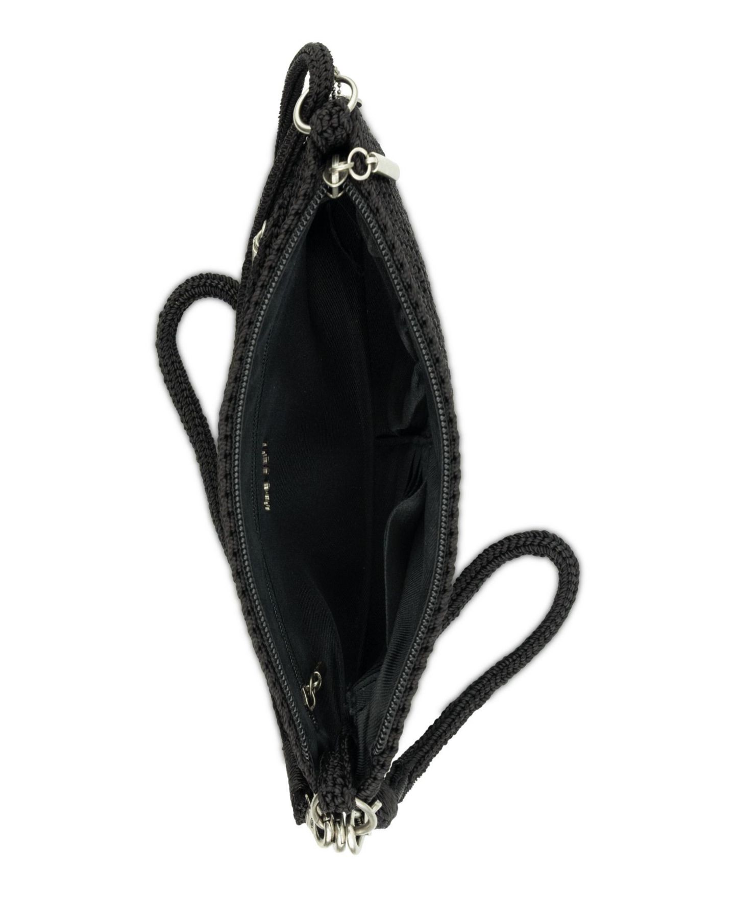 Женская сумка The Sak Convertible Crochet Vita Small Shoulder Handbag, цвет: Чёрный — фото 4