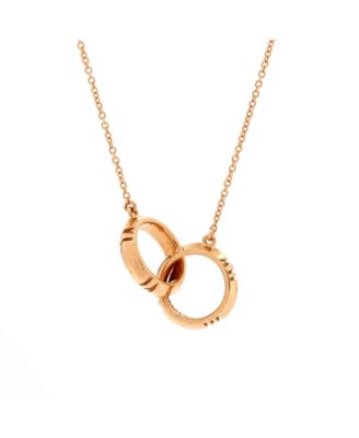 Atlas X Closed Interlocking Pendant Necklace