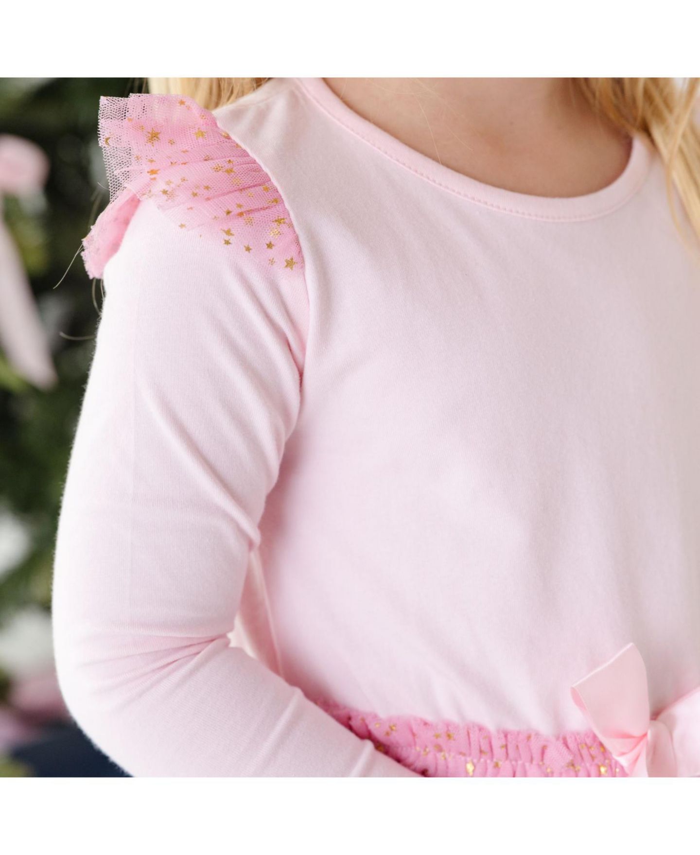 Платье из тюля для девочек Sweet Wink «Щелкунчик», праздничное, 2T-5T, цвет: Розовый — фото 4