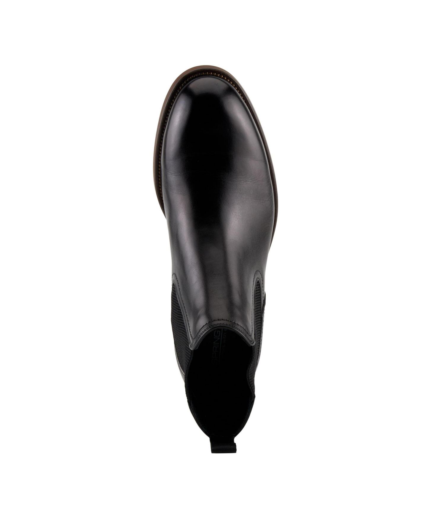 Мужские ботинки Spring Step Baxter Leather Rubber-Sole Chelsea, цвет: Чёрный — фото 3