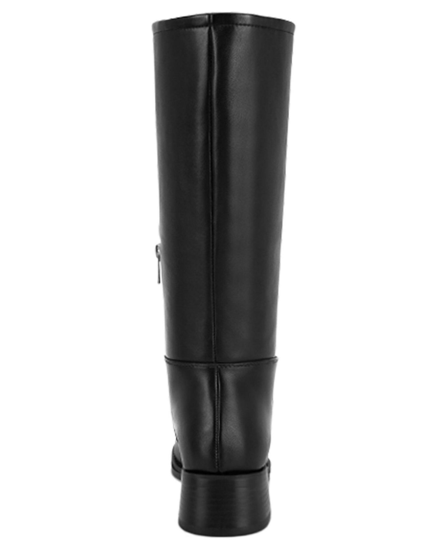 Женские ботинки London Rag Golda Knee High Block Heel, цвет: Чёрный гладкий — фото 3