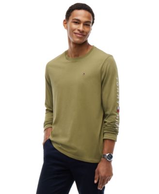 Men's Long-Sleeve Logo Crewneck T-Shirt