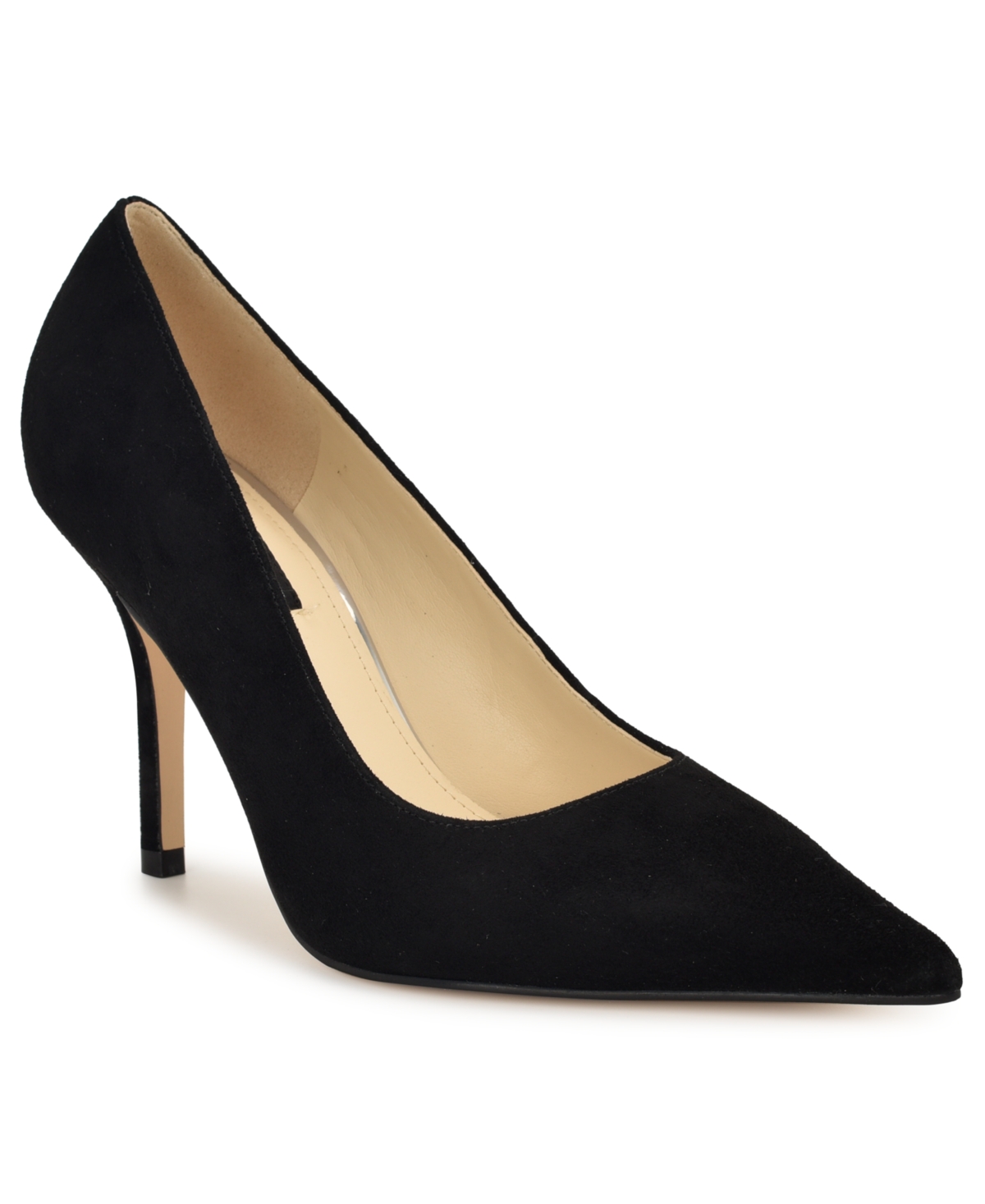 Nine West Women's Gemmha Pointy Toe Pumps Suede (Size 9) Medium Width