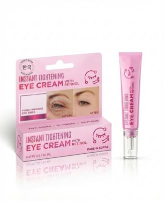 Korean Skin Care Retinol Eye Cream, Anti Aging and Instant Tightening with Brightening, Firming and Depuffing Korean Under-Eye Treatment