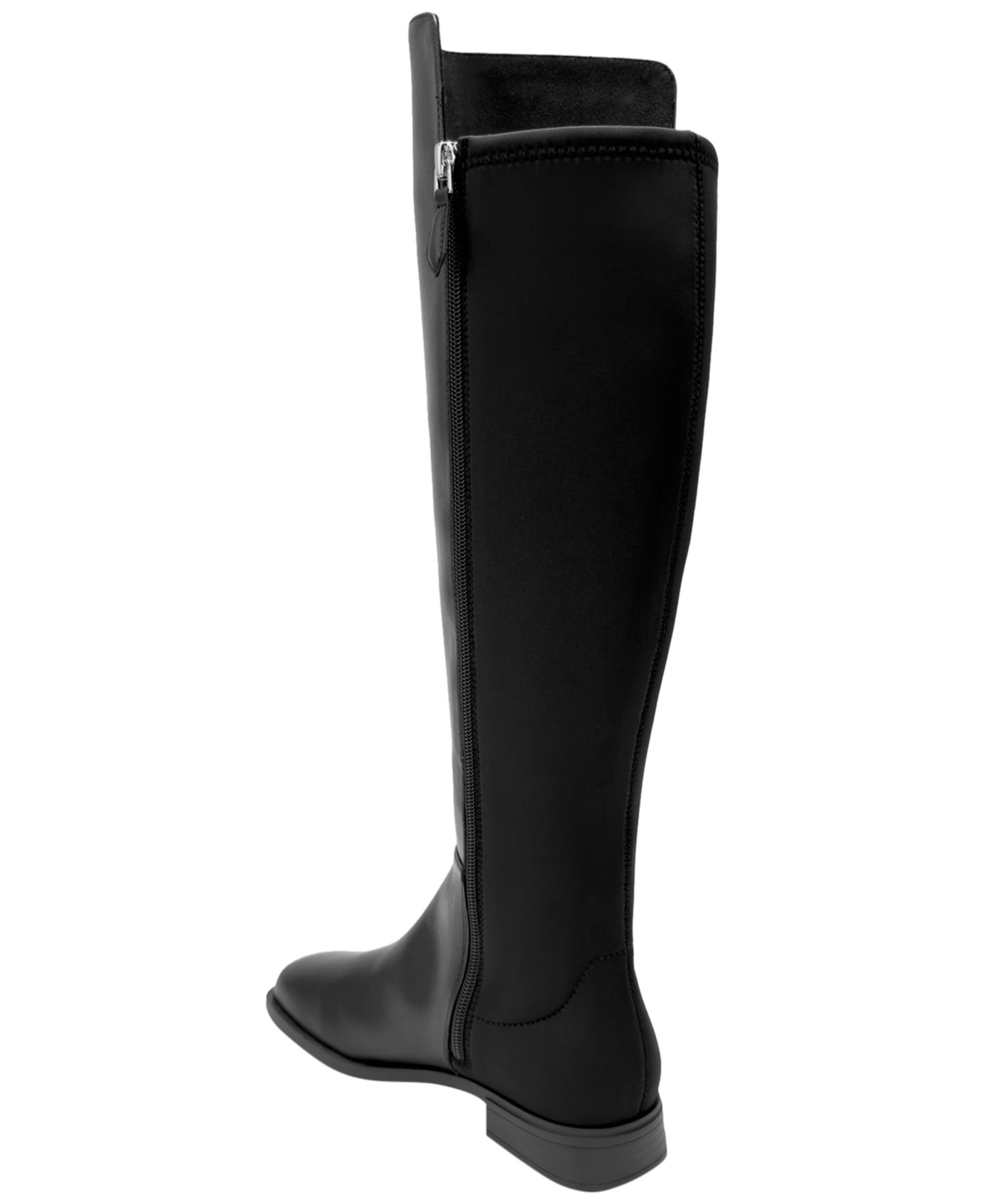 Женские ботинки Aerosoles Wenell Knee-High Square-Toe Comfort, цвет: Чёрная искусственная кожа — фото 6