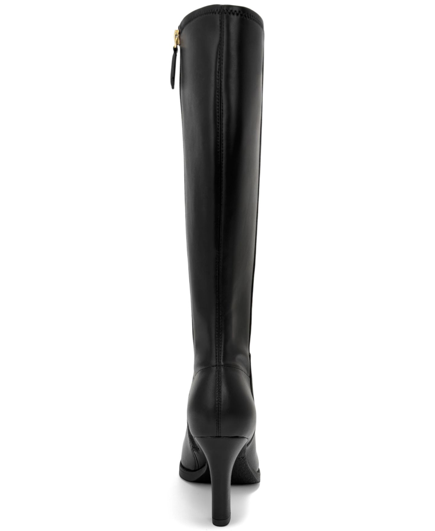 Женские ботинки Aerosoles Lynx Zipper Tall Dress Boots, цвет: Чёрная искусственная кожа — фото 3