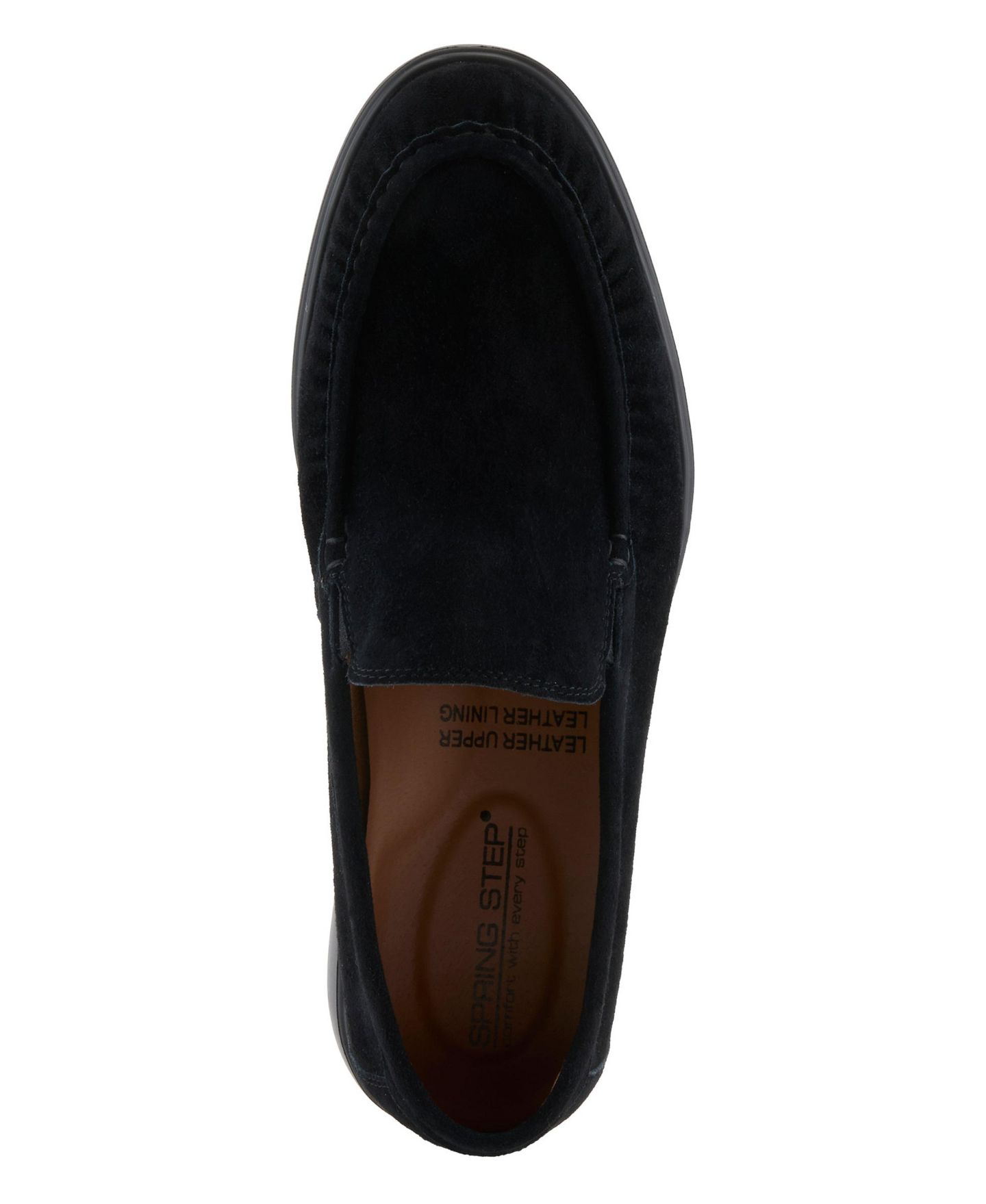 Мужские туфли Spring Step Clarent Suede Cushioned, цвет: Чёрный замшевый — фото 3