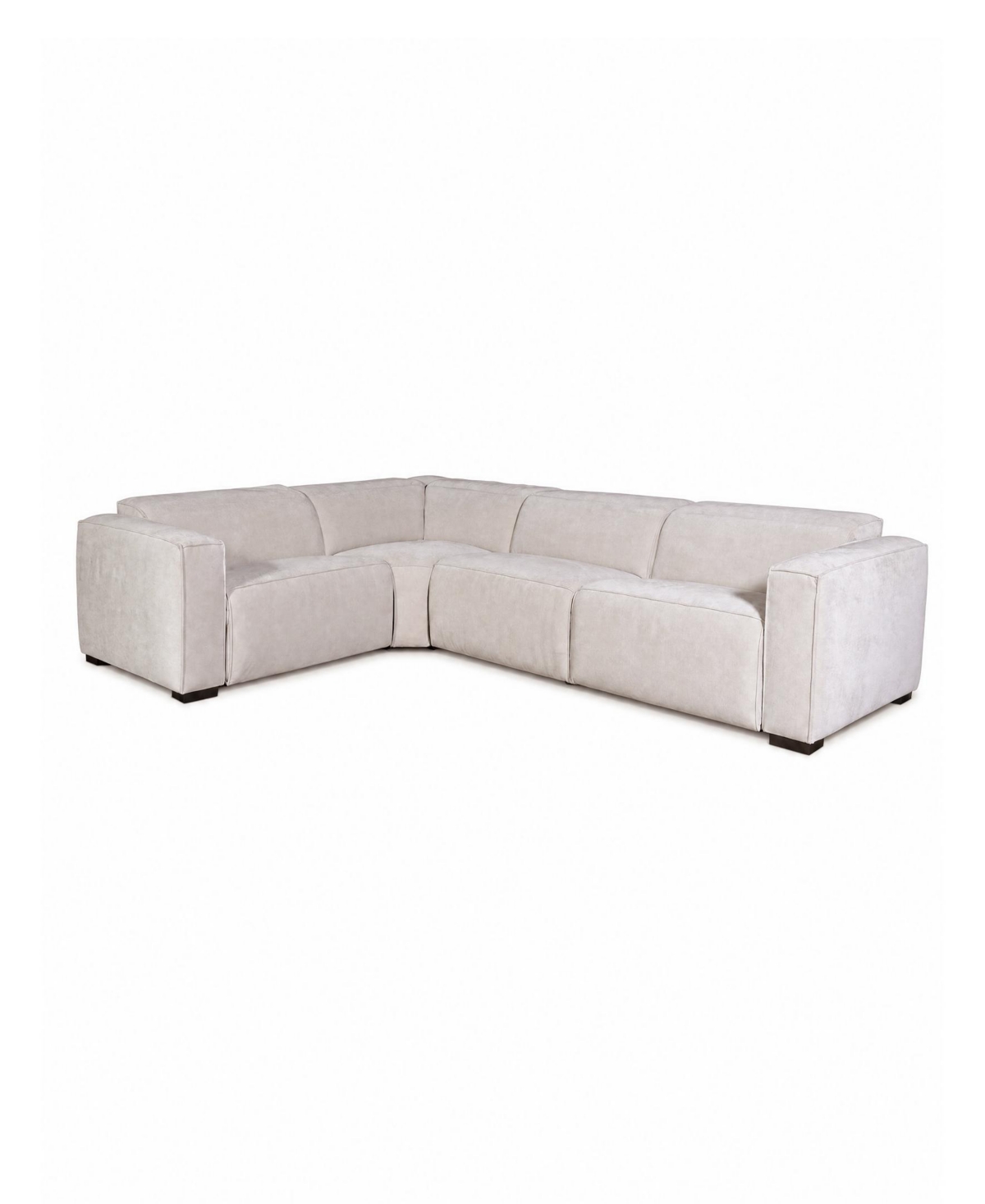 Carltoun 4-Piece Power Headrest Reclining Sectional - Sand