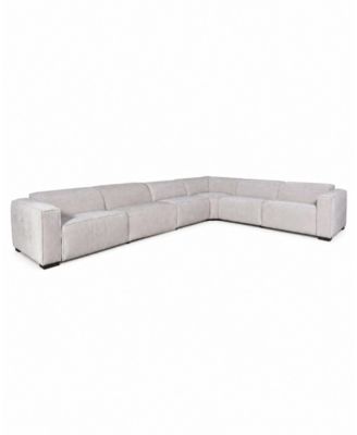 Carltoun 6-Piece Power Headrest Reclining Sectional with Console