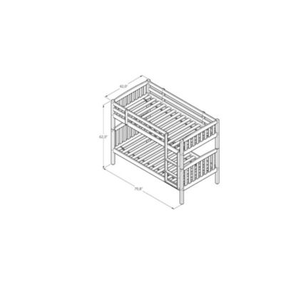 Claire Bunk Bed Rustic