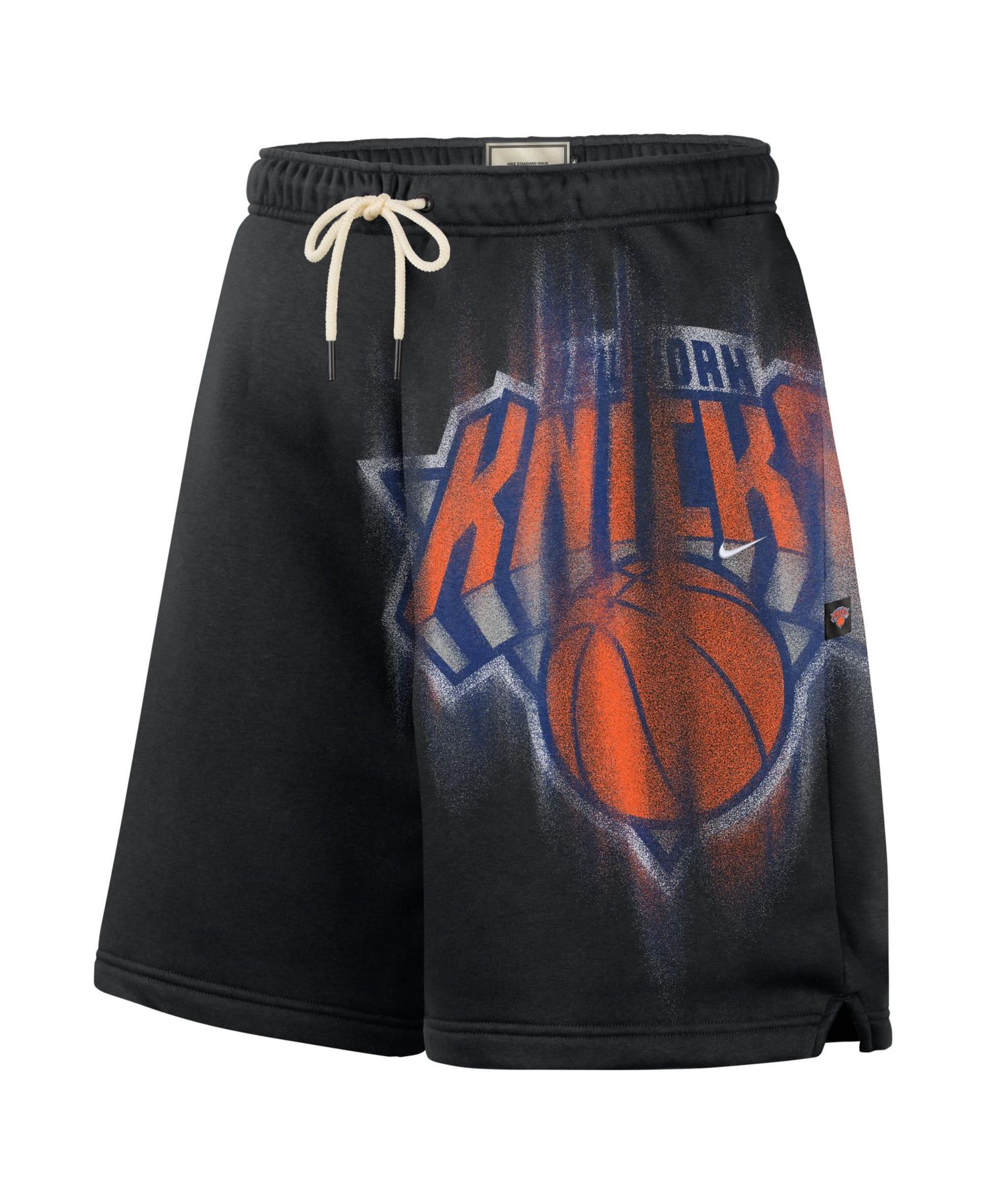 Men's Black New York Knicks 2026 Standard Issue Practice Icon Fleece Shorts